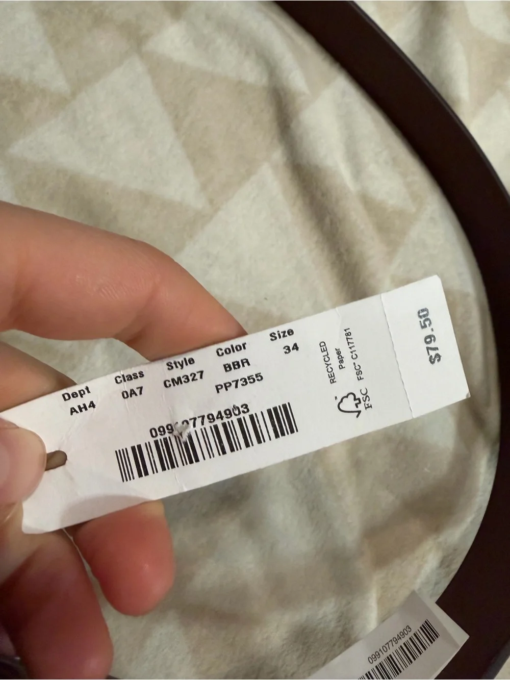 J. Crew bark brown